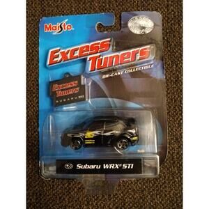 Vntg Maisto Excess Tuners Subaru WRX STI Die Cast Car 1:40 New Ripped Front